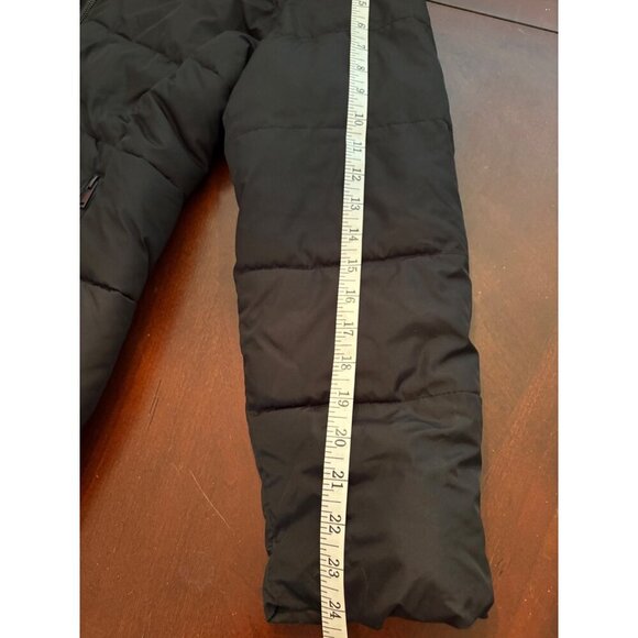 GAP Cold Control Max Puffer Jacket Faux Fur Trimmed Hood in Black Size M - Picture 11 of 13